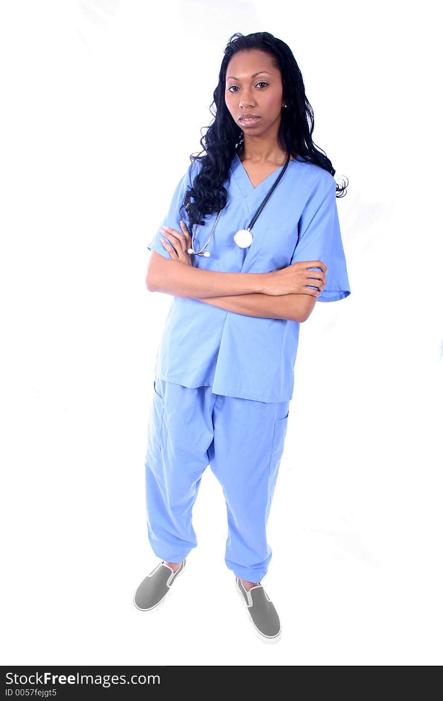 African American Medical Worker - Nurse - Doctor. African American Medical Worker - Nurse - Doctor