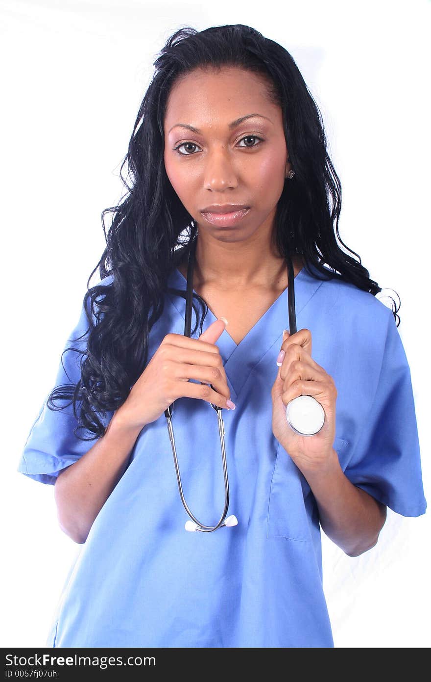 African American Medical Worker - Nurse - Doctor. African American Medical Worker - Nurse - Doctor