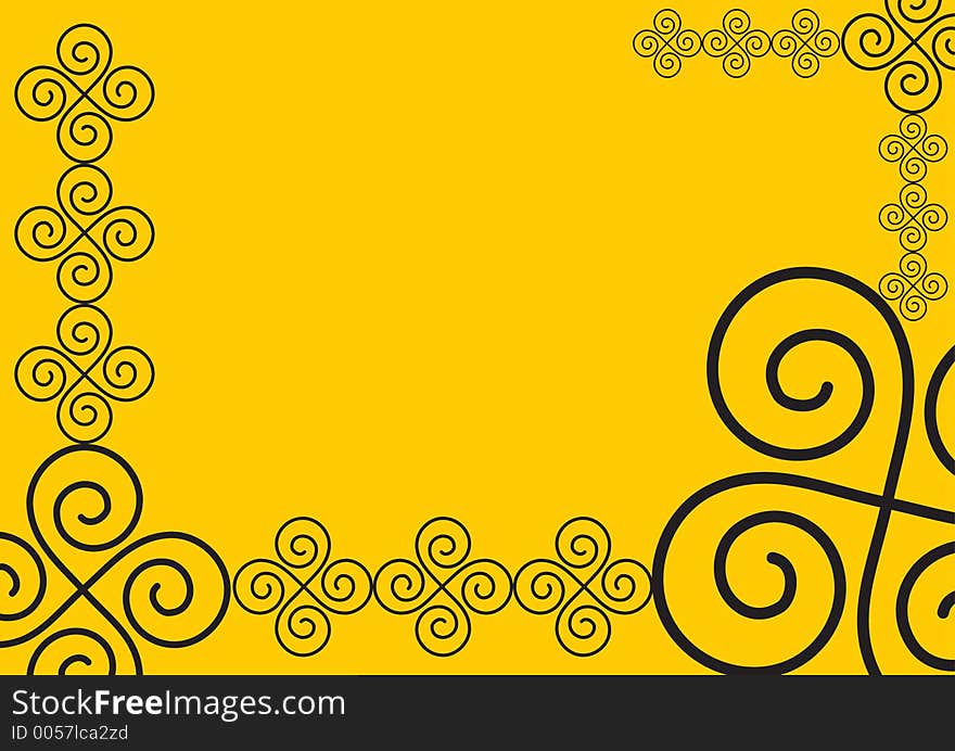 Spirals flower abstract background illustration. Spirals flower abstract background illustration