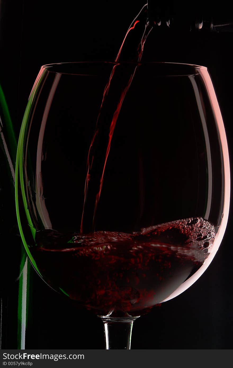 Still life photography of wine and wine glass. Still life photography of wine and wine glass