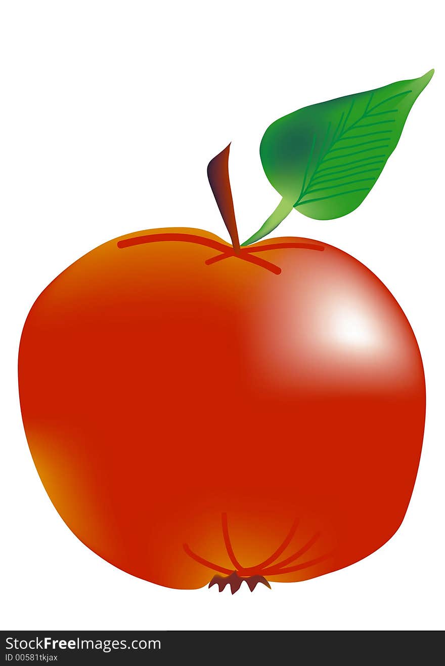 Red apple