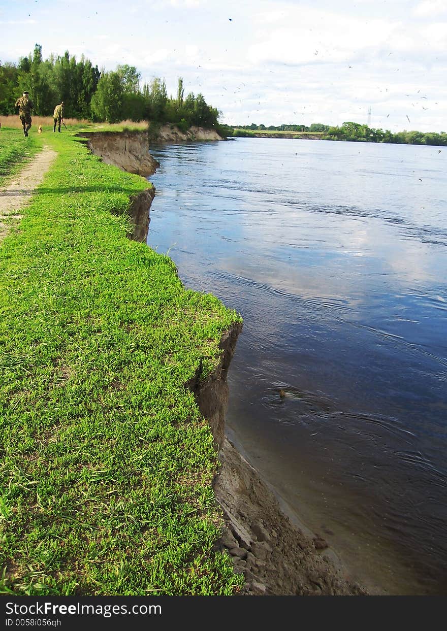 Spring on the Desna river