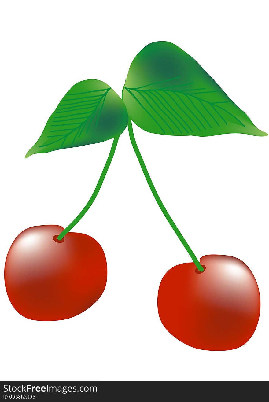 Two naive cherries. Two naive cherries