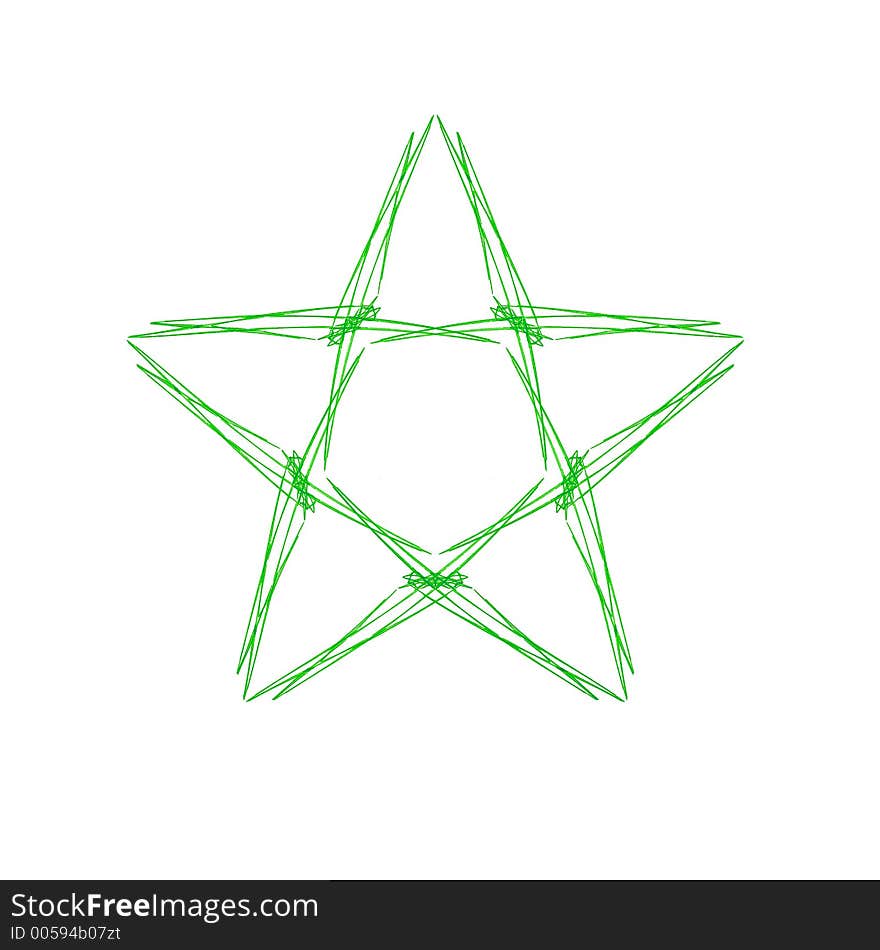 Green branch start pattern. Green branch start pattern