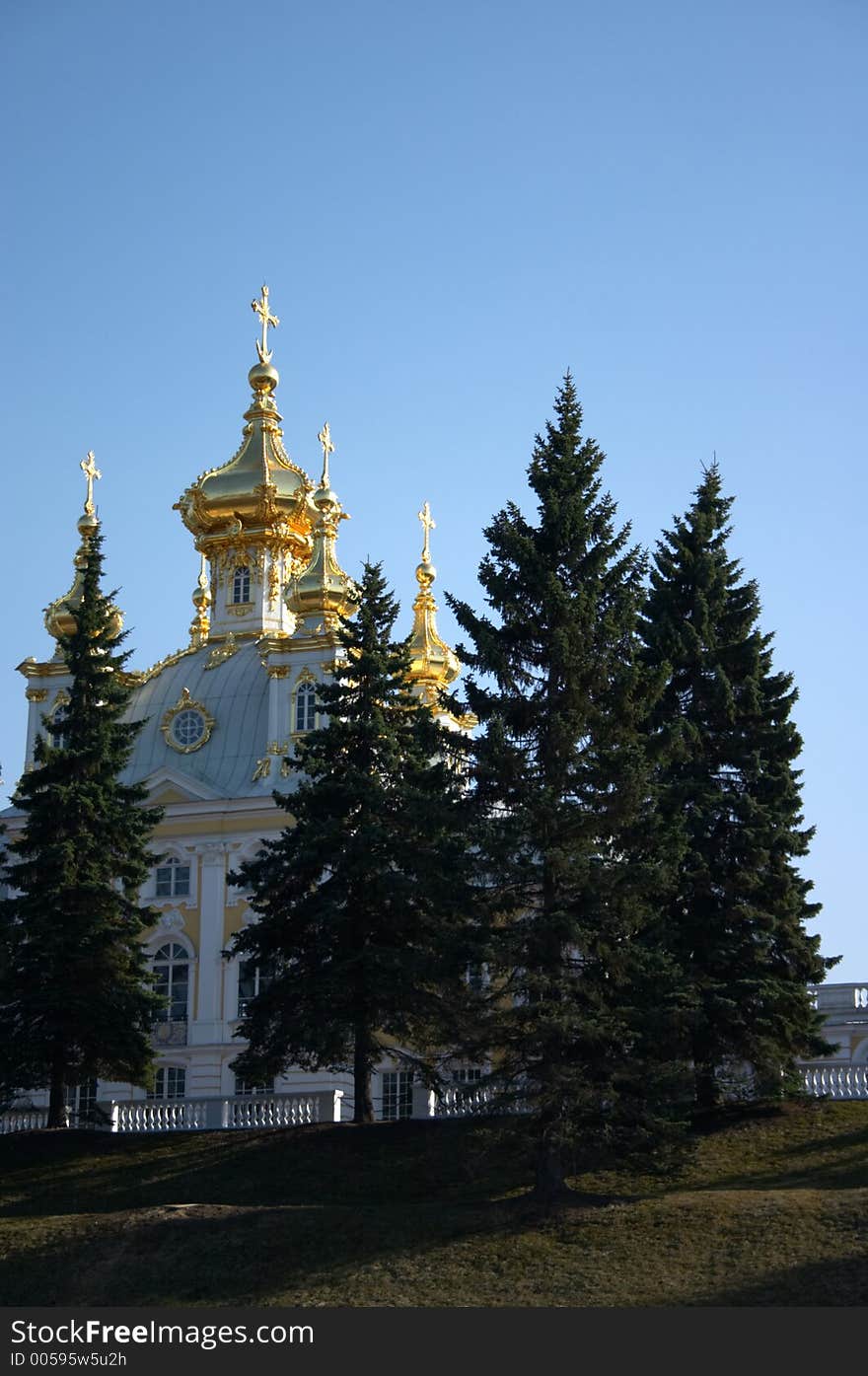 Peterhof parks and cathedral