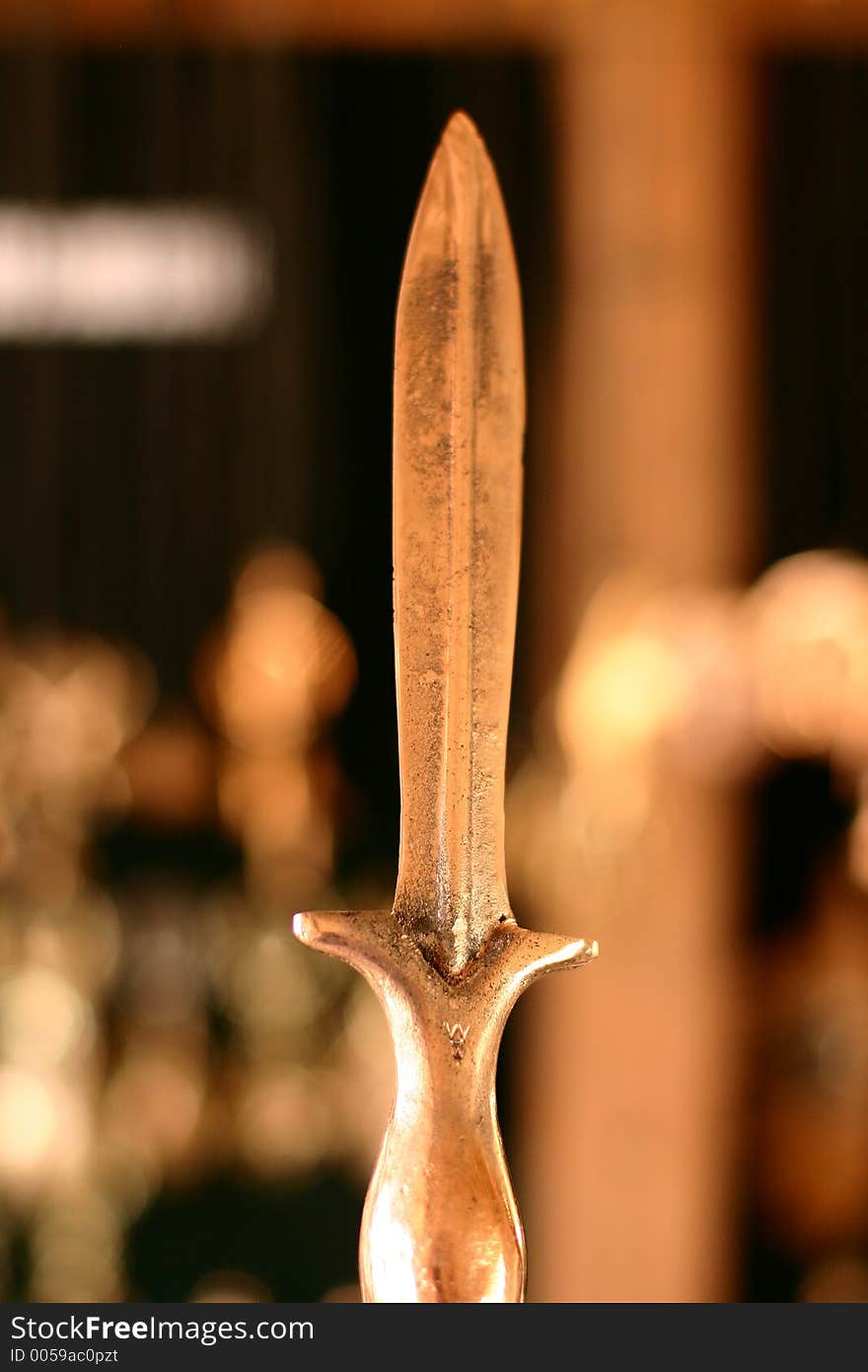 Knife, In the workshop of a jewelery craft in Corsica France