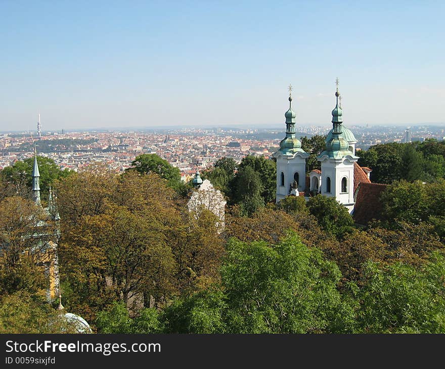 Prague Aerial View