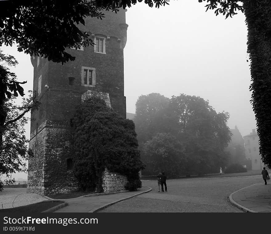 Krakow Poland Fog View