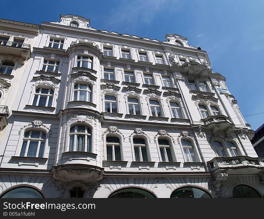 White building,Prague