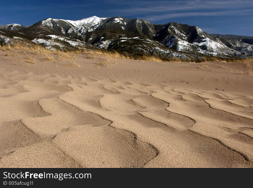 Sand Mountains and Sky