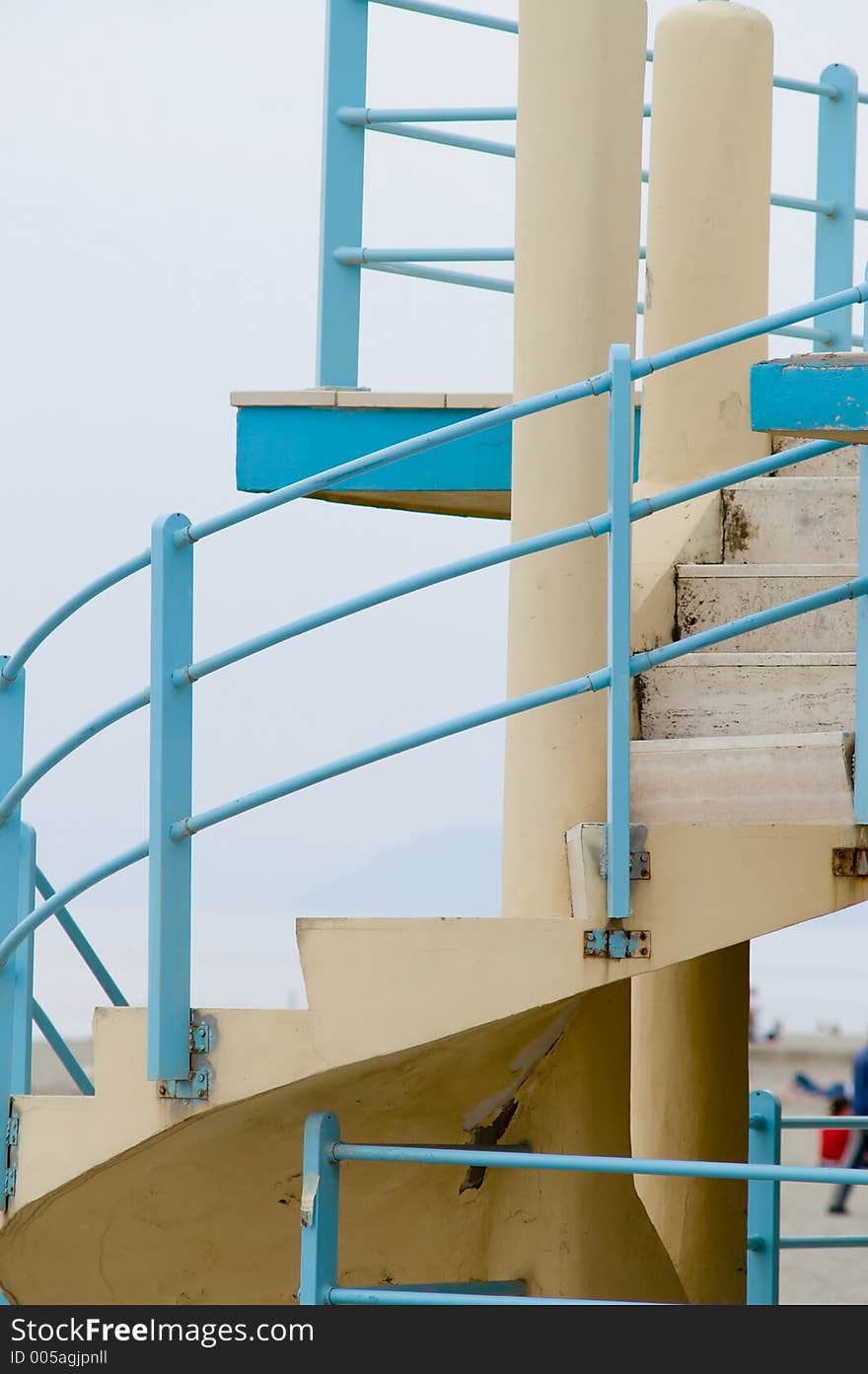 The typical  bagno of Viareggio where people change clothes before going in the beach