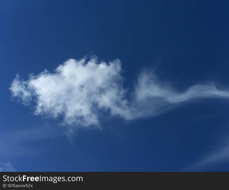 Unusual cloud