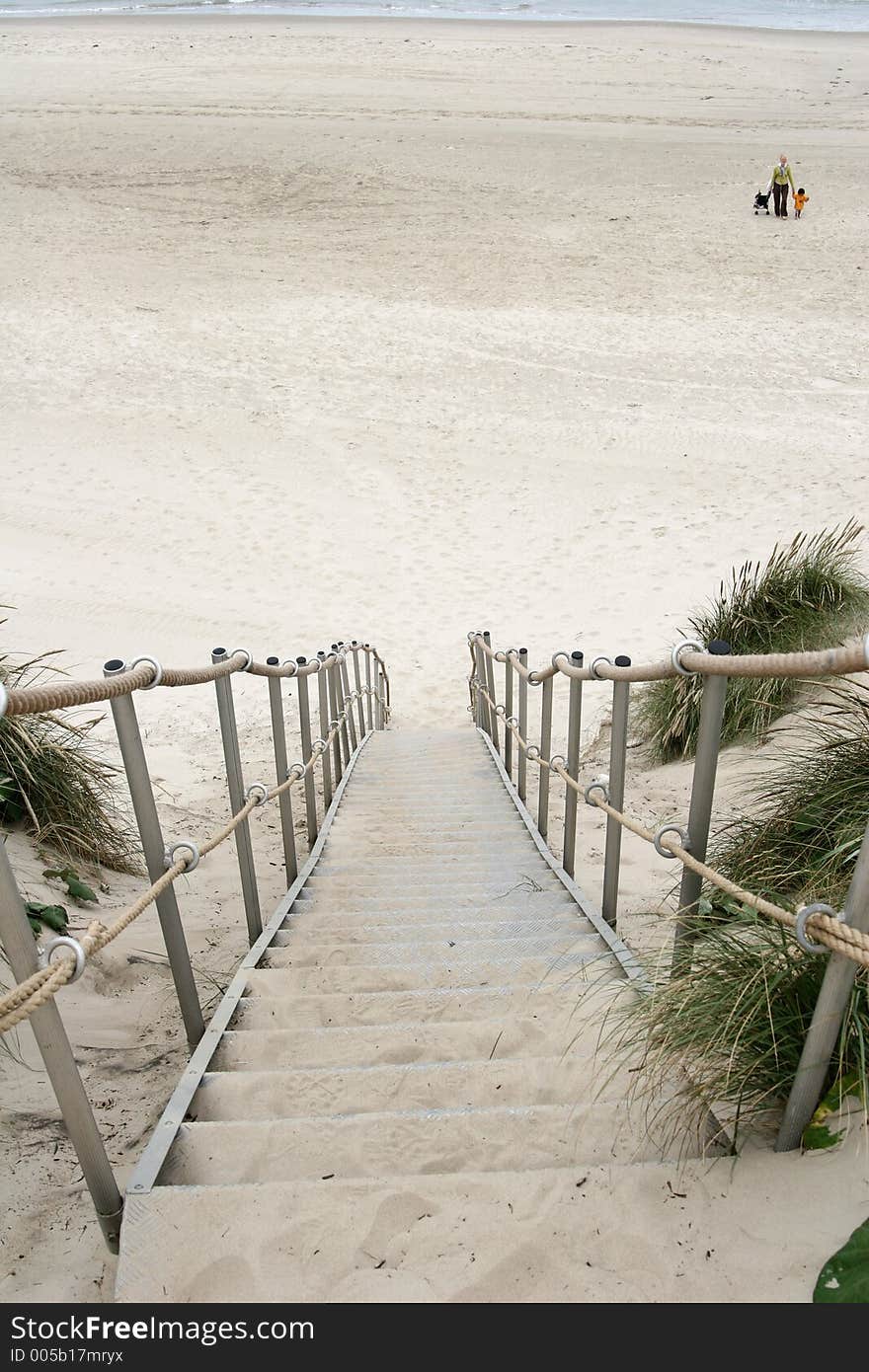 Stairway at the beach