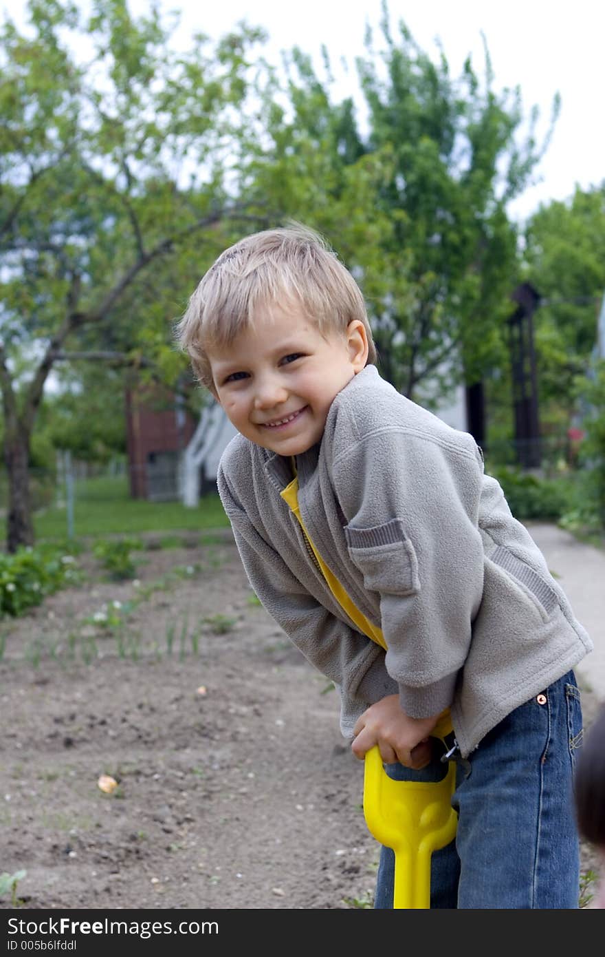 Smiling boy