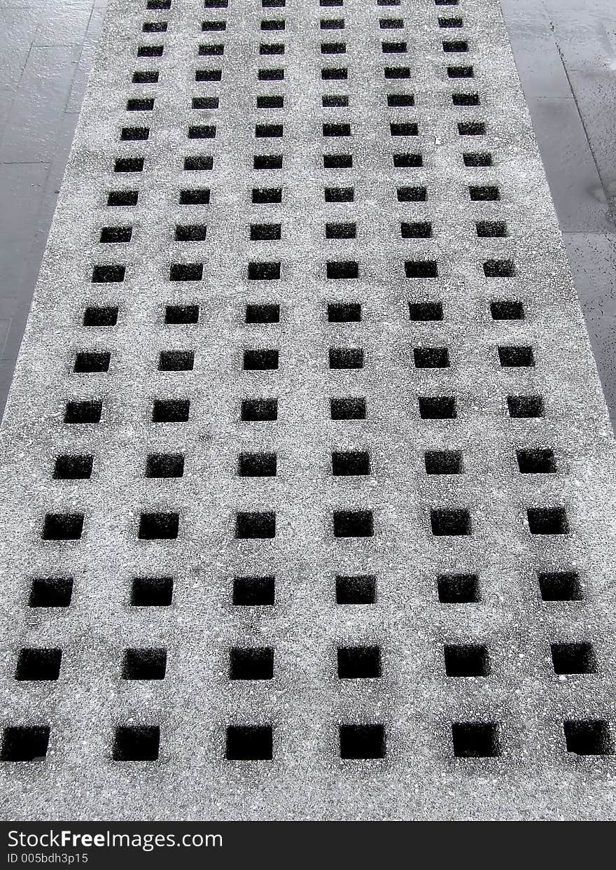 Concrete perforation