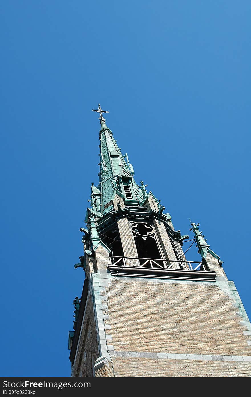 Bell-tower Of Church On Sky