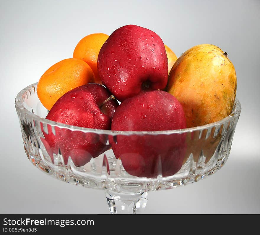 Mixed fruit in a bowl.