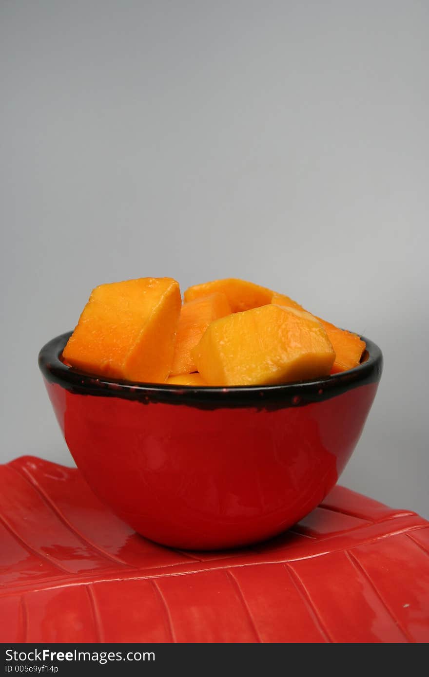 Cubed and Spread Mango - Mangifera indic