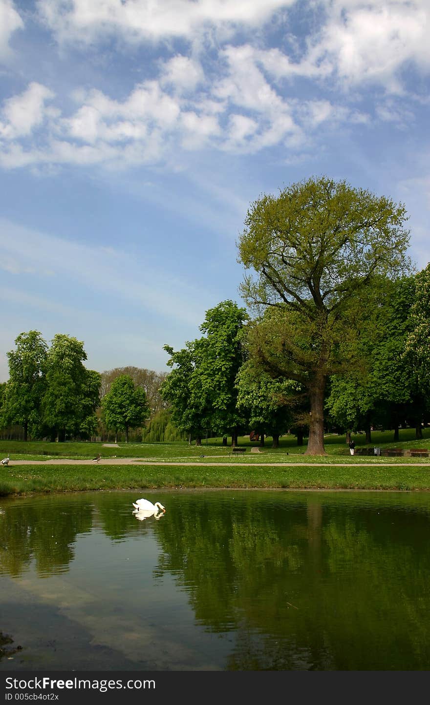 Park landscape in Stuttgart (Germany). Park landscape in Stuttgart (Germany)