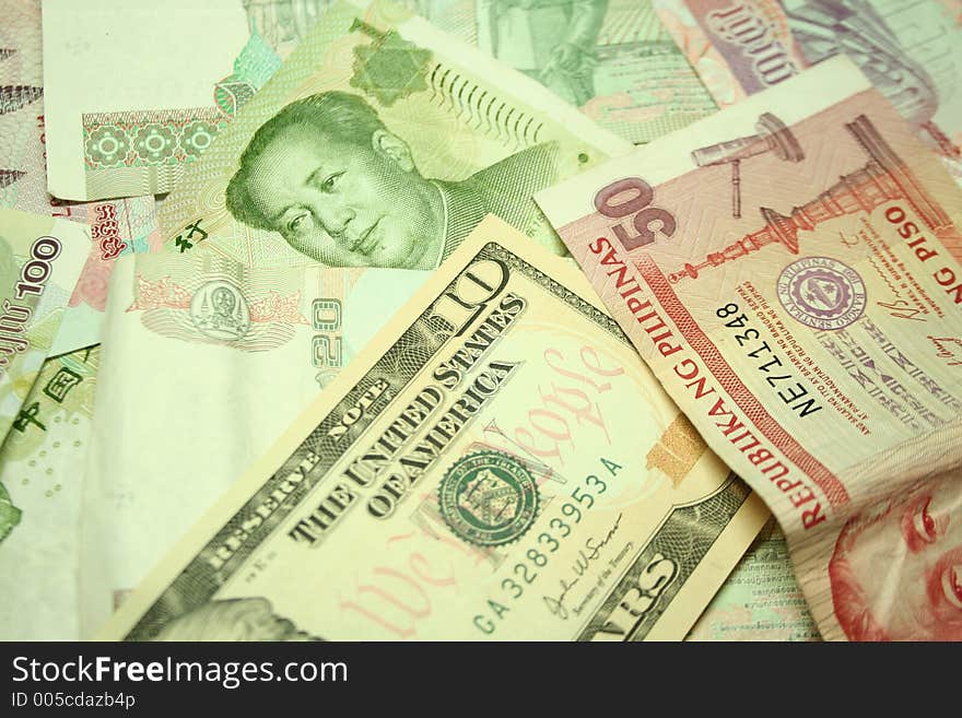 Currencies from around the world. Currencies from around the world