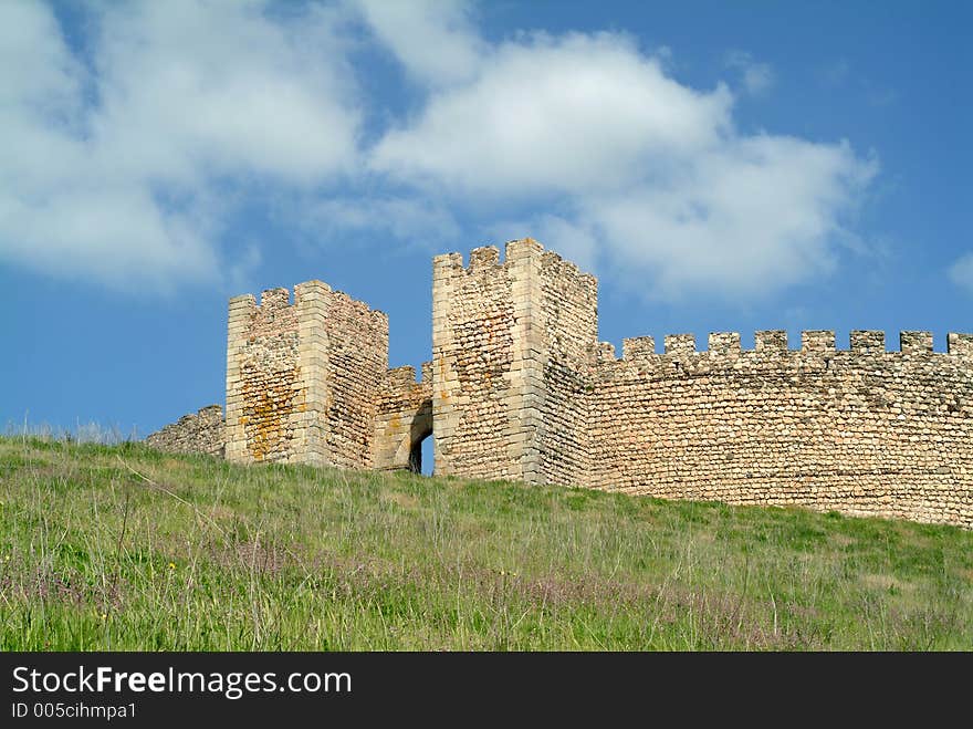 Very old castle, walls