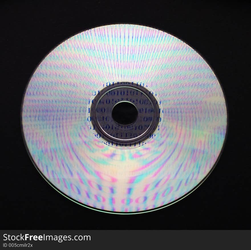 Binary CD with clipping path