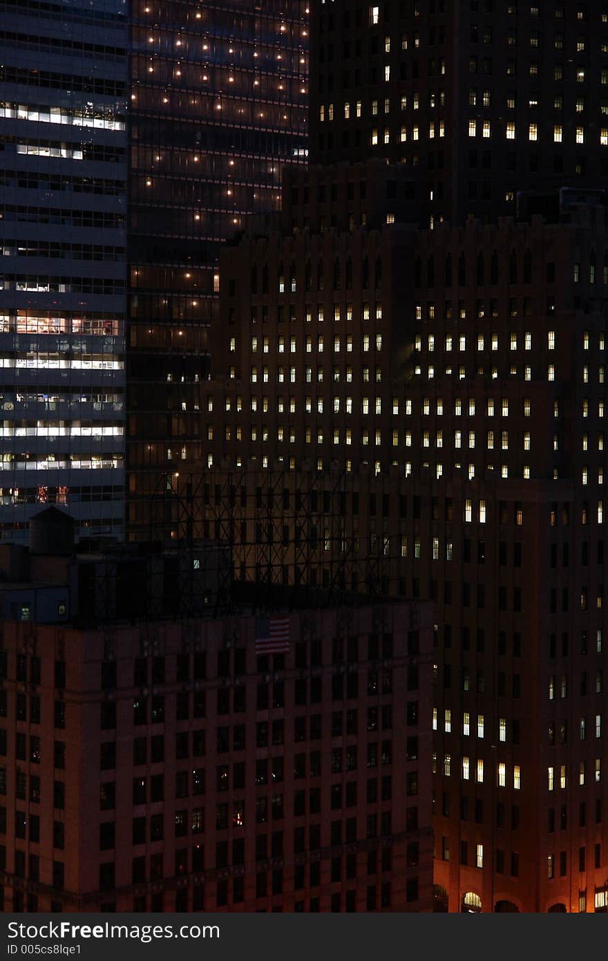 Office buildings in lower manhattan