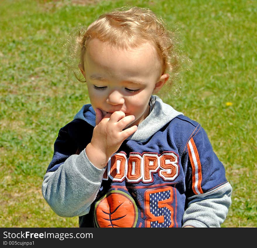 Licking Finger