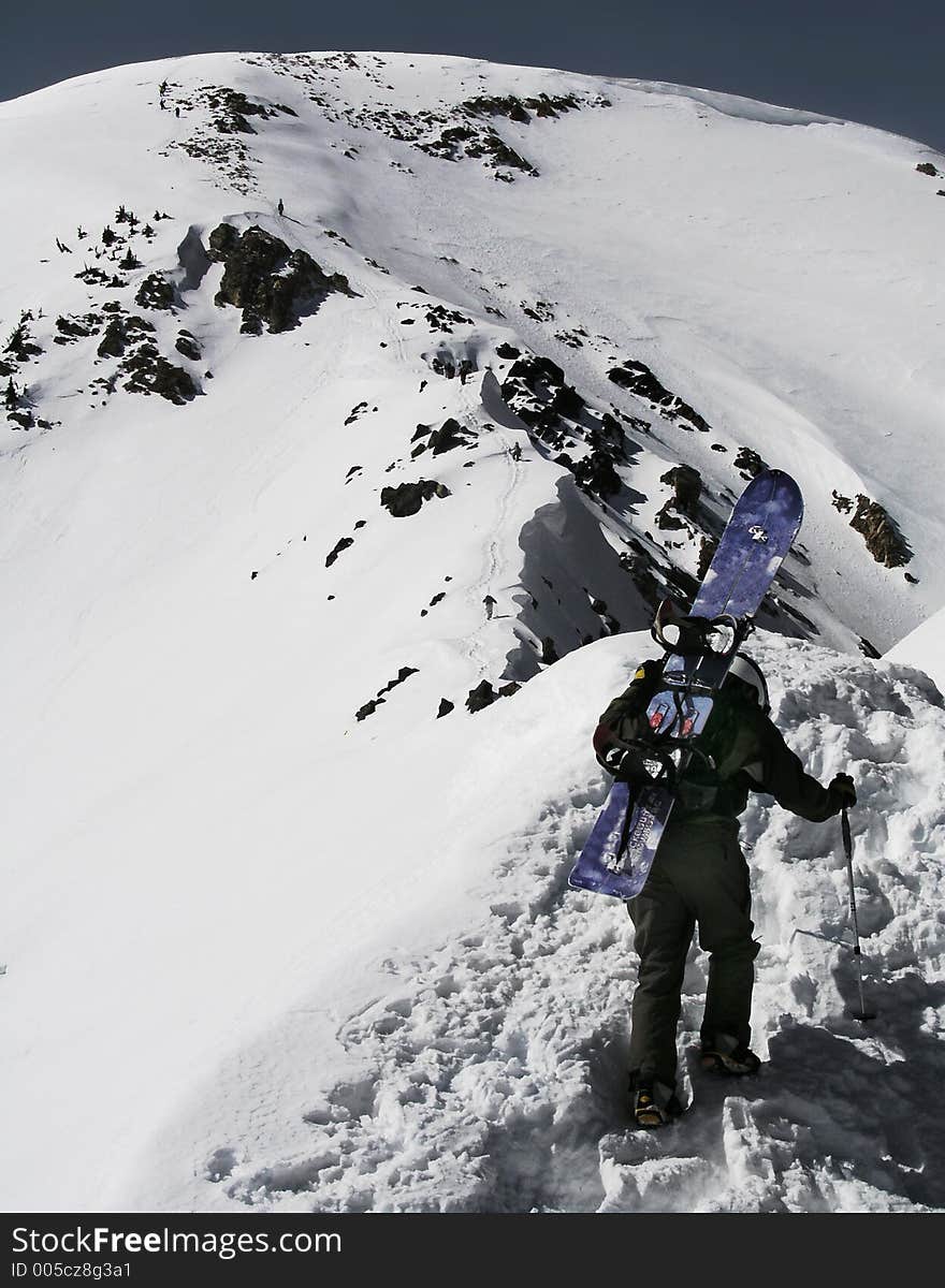 Snowboard Mountaineer