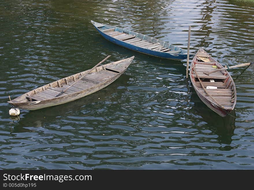 Three boats