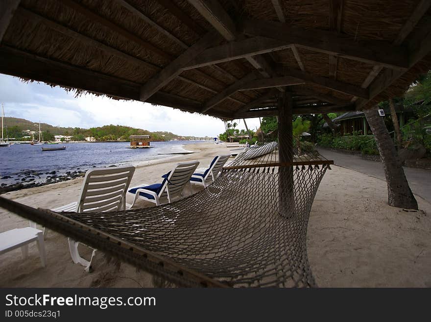 Beach scene that commands relaxation. Beach scene that commands relaxation