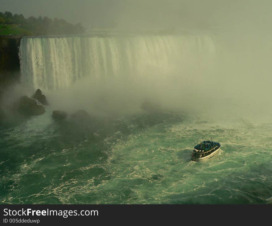 Touristic Boat at Niagara falls