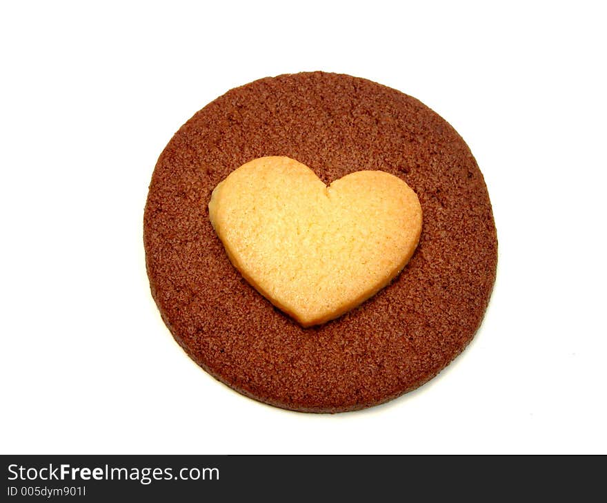 Heart biscuit