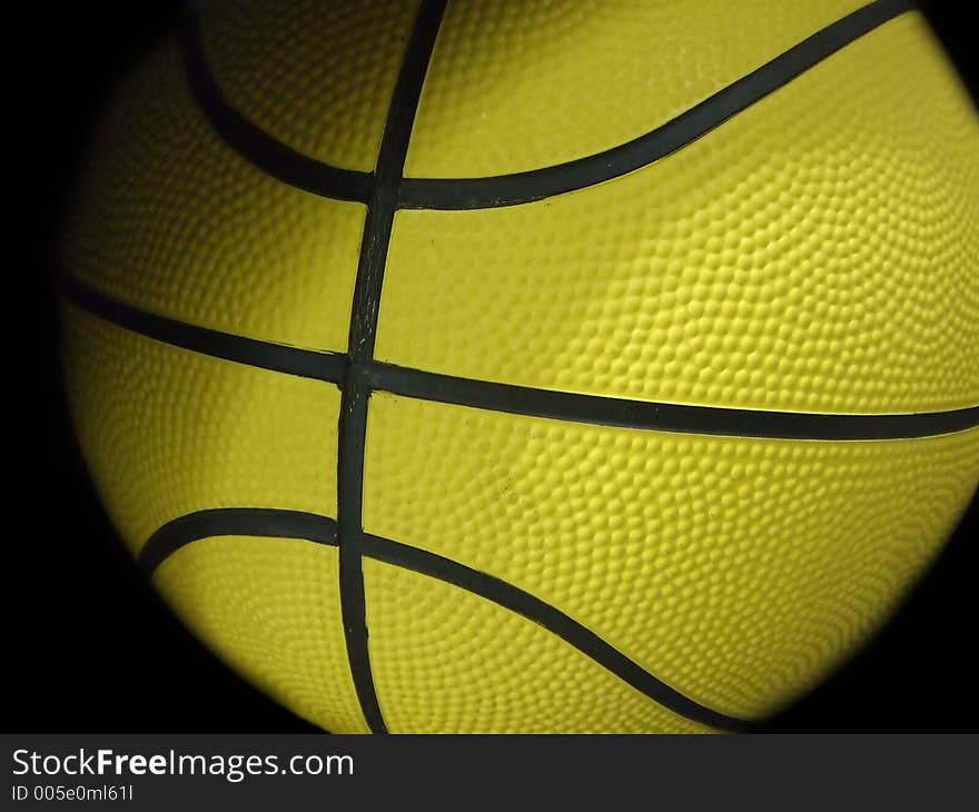 Yellow Basketball