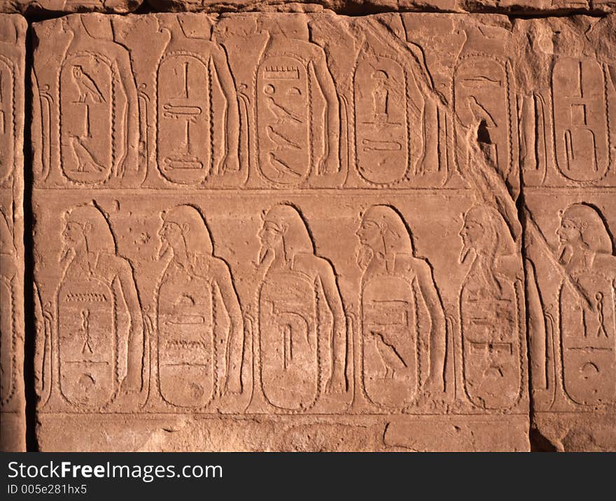 Hieroglyphs, Egypt