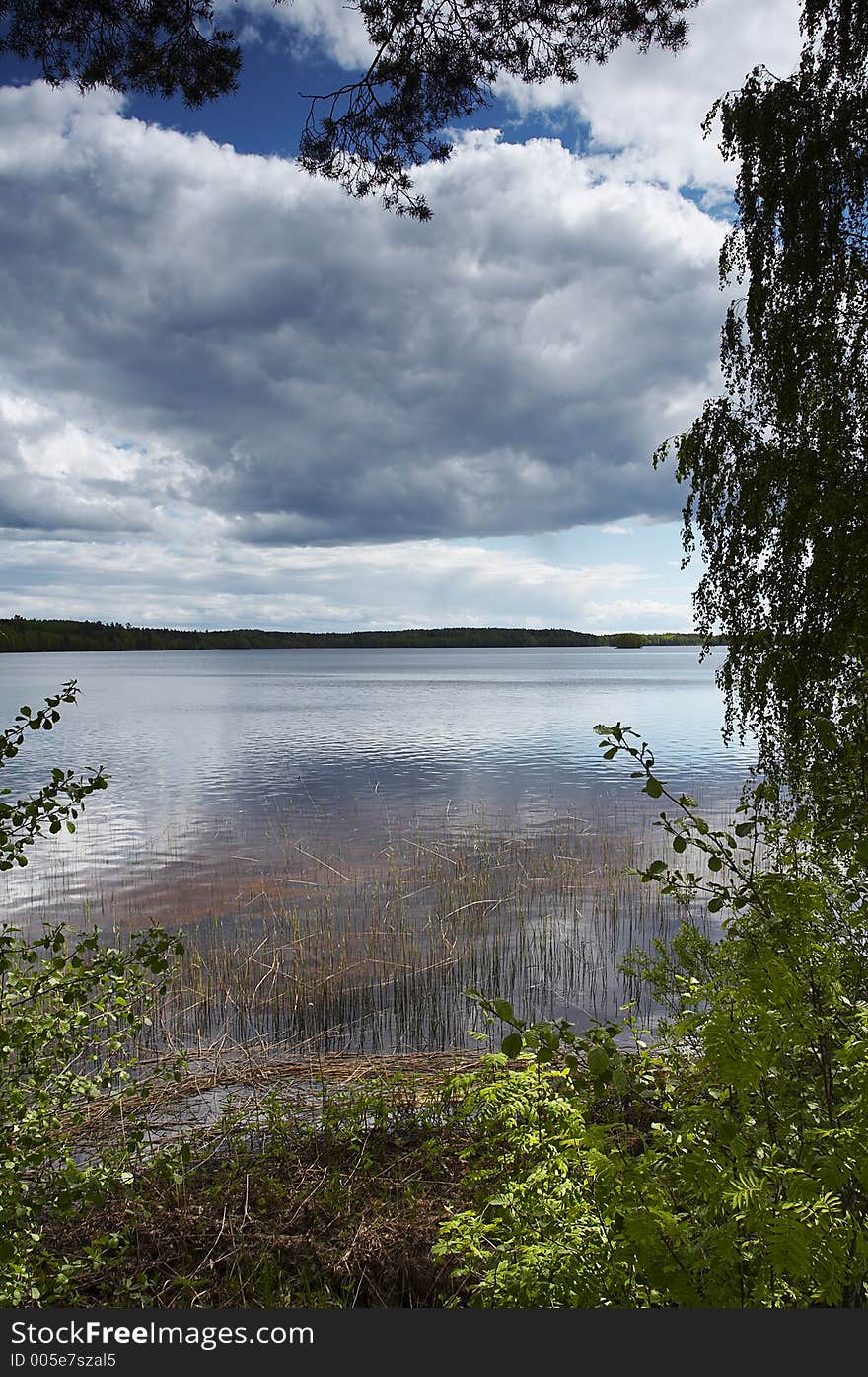 Lake landscape