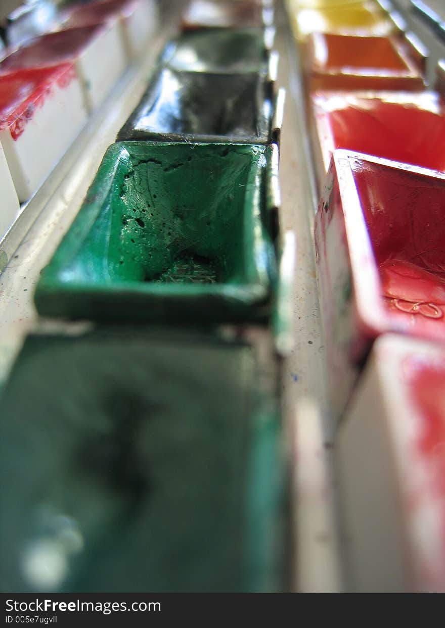 Paintbox Closeup