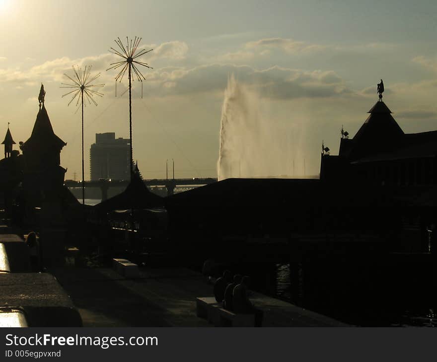 Dniepr Bay on the Dniepropetrovsk