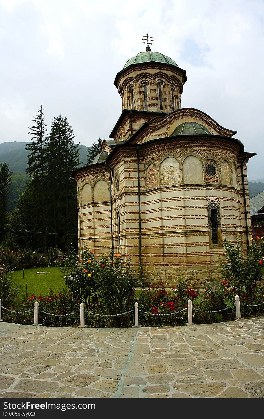 Old and important monastery, Cozia, Romania