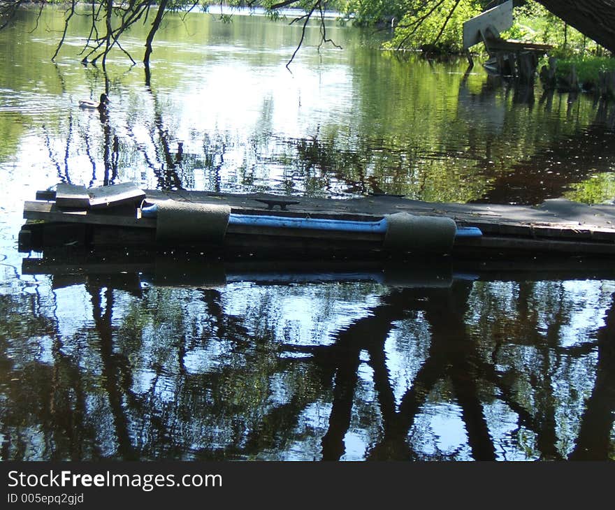 Dock on river 2