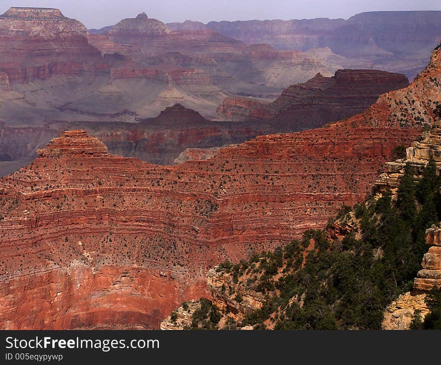 Grand Canyon at sunset.