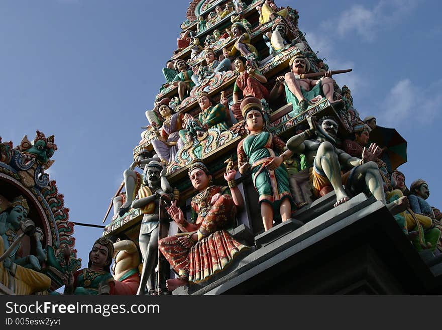 Indian temple in Singapore