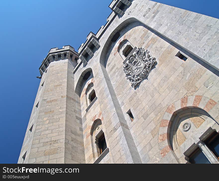 Ancient castle tower