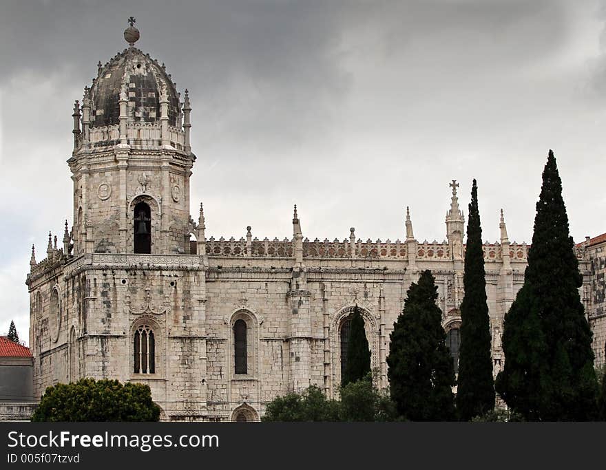 Cathedral in Lisbon in Portugal