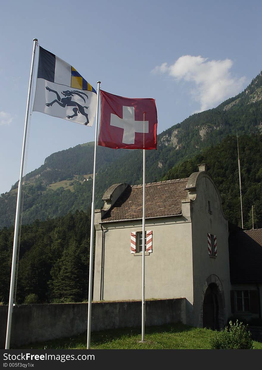 On the boeder of Switzerland and Litchtenstein. On the boeder of Switzerland and Litchtenstein.