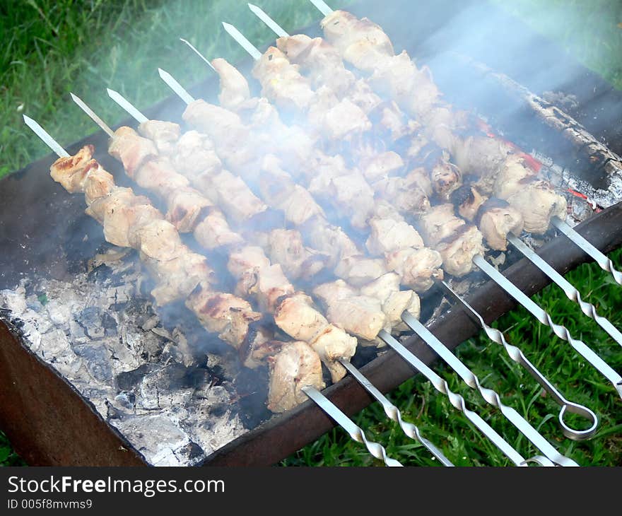 Shish kebab. Shish kebab