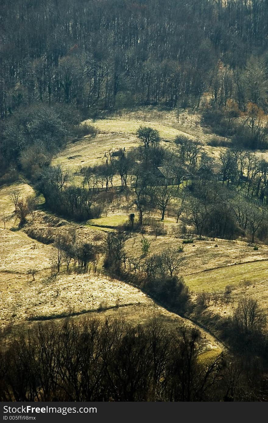 Green mountain. Green mountain