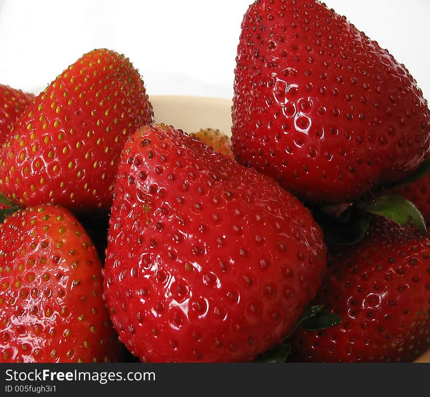 Strawberries Close Up