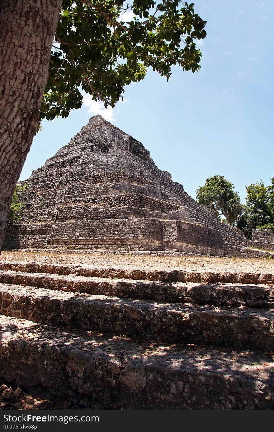 Chacchoben Mayan Ruins in Mexico. Chacchoben Mayan Ruins in Mexico