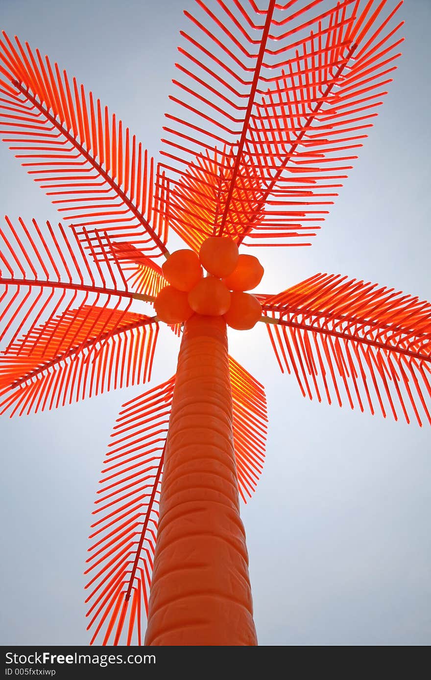 Plastic Palm Tree